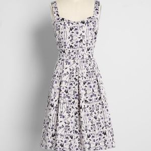 Skeleton Print ModCloth Dress